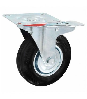 vidaXL Swivel Casters 4 pcs 125 mm