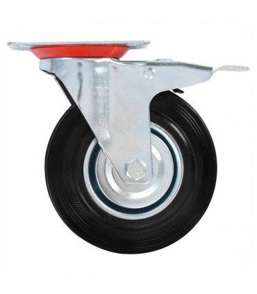 vidaXL Swivel Casters 4 pcs 125 mm