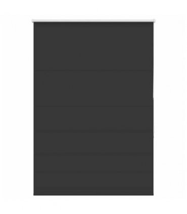 vidaXL Roller Blind Blackout Black 95x130 cm Fabric Width 90.7 cm Polyester