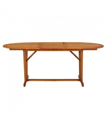 vidaXL Garden Table 200x100x75 cm Solid Wood Eucalyptus