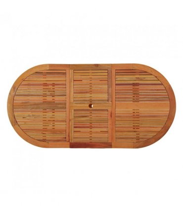 vidaXL Garden Table 200x100x75 cm Solid Wood Eucalyptus