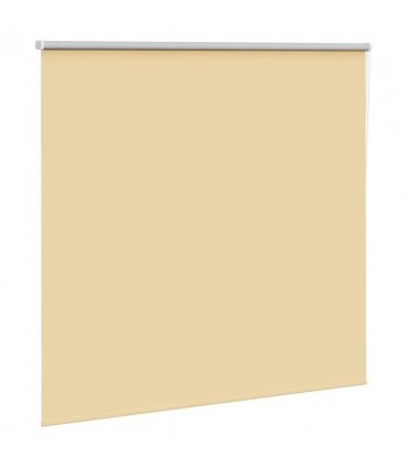 vidaXL Roller Blind Blackout Beige 160x150 cm Fabric Width 156.6 cm Polyester