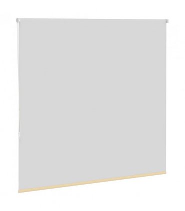 vidaXL Roller Blind Blackout Beige 160x150 cm Fabric Width 156.6 cm Polyester