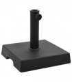 vidaXL Parasol Base Square Polyresin 8 kg Black
