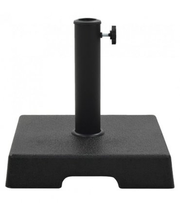 vidaXL Parasol Base Square Polyresin 8 kg Black