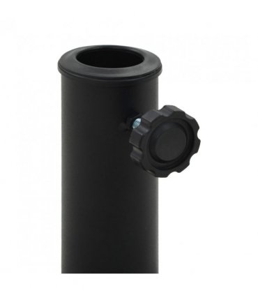 vidaXL Parasol Base Square Polyresin 8 kg Black