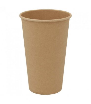 vidaXL Paper Coffee Cups with Lids 1000 pcs 16oz 400ml
