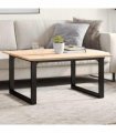 vidaXL Coffee Table Legs O-Frame 70x60x43 cm Steel
