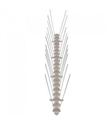 vidaXL 2-row Plastic Bird & Pigeon Spikes Set of 6 3 m
