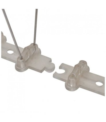 vidaXL 2-row Plastic Bird & Pigeon Spikes Set of 6 3 m