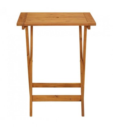 vidaXL Folding Garden Table 60x60x75 cm Solid Acacia Wood