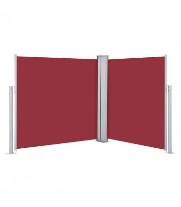 vidaXL Side Awning | Red | Polyester with PU coating | 100 x 600 cm
