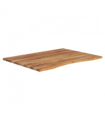 vidaXL Desk Top 110x80x2.5 cm Rectangular Solid Wood Acacia