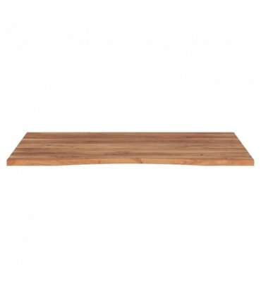 vidaXL Desk Top 110x80x2.5 cm Rectangular Solid Wood Acacia