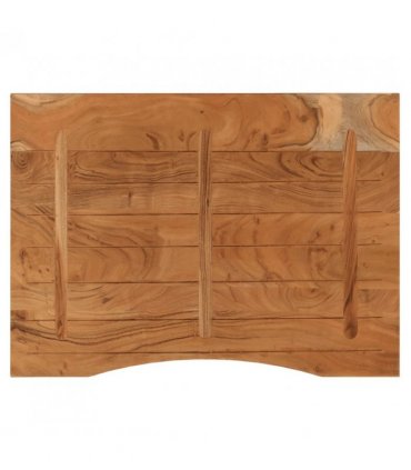 vidaXL Desk Top 110x80x2.5 cm Rectangular Solid Wood Acacia