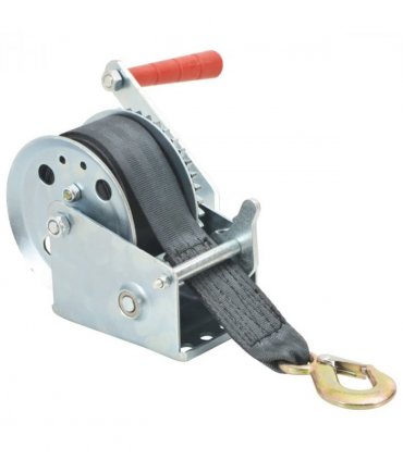 vidaXL Hand Winch with Strap 540 kg
