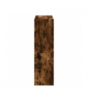 vidaXL Bookcase Smoked Oak 102x32x108 cm Engineered Wood