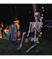 vidaXL Halloween Skeleton 2 pcs White 85 cm Polypropylene