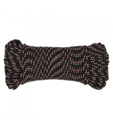 vidaXL Boat Rope Black 5 mm 100 m Polypropylene