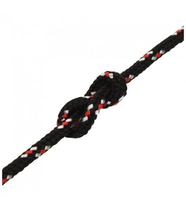 vidaXL Boat Rope Black 5 mm 100 m Polypropylene