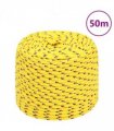 vidaXL Boat Rope Yellow 8 mm 50 m Polypropylene
