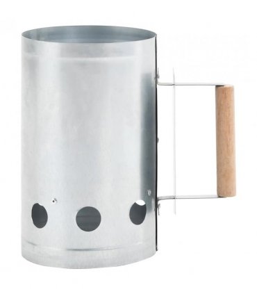 vidaXL Charcoal Grill Chimney Starter Galvanised Steel