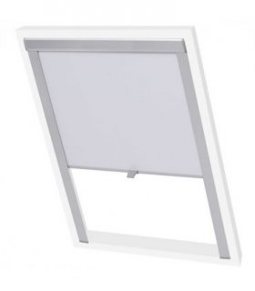 vidaXL Blackout Roller Blind White PK06