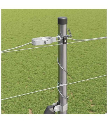 vidaXL Welded Wire Fence with Concrete Base 25 x 1.6 m Silver Mesh