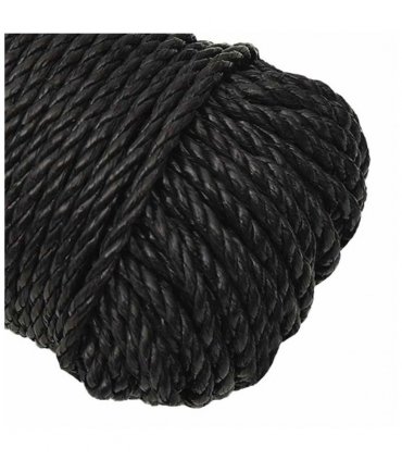vidaXL Work Rope Black 6 mm 500 m Polypropylene