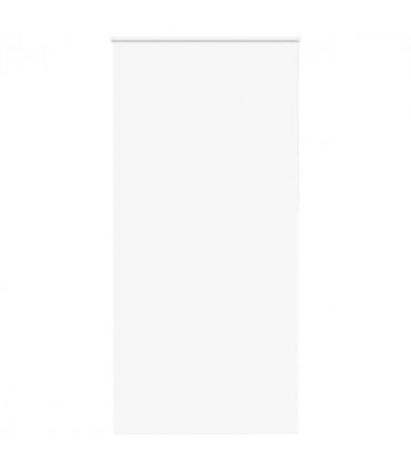 vidaXL Roller Blind Blackout White 115x230 cm Fabric Width 110.7 cm Polyester