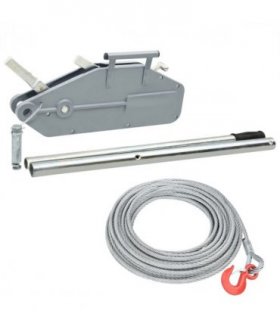 vidaXL Wire Rope Hoist Winch 1600 kg