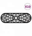 vidaXL Stair Treads 10 pcs 25x75 cm Rubber
