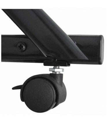 vidaXL Magazine Rack 40x32x131 cm Black A4