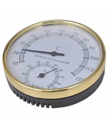 vidaXL 5 Piece Sauna Accessory Bucket Spoon Hourglass Thermo-hygrometer