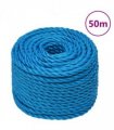 vidaXL Work Rope Blue 12 mm 50 m Polypropylene
