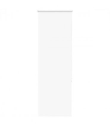 vidaXL Roller Blind Blackout White 55x150 cm Fabric Width 50.7 cm Polyester