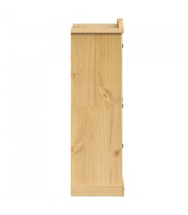 vidaXL Wardrobe "Corona" 101x52x170 cm Solid Wood Pine