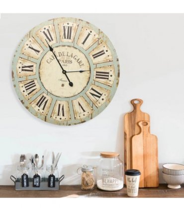 vidaXL Wall Clock Multicolour 60 cm MDF