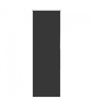vidaXL Roller Blind Blackout Black 50x150 cm Fabric Width 45.7 cm Polyester