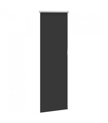 vidaXL Roller Blind Blackout Black 50x150 cm Fabric Width 45.7 cm Polyester
