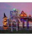 vidaXL Halloween Skeleton White 155 x 38.5 cm Polypropylene