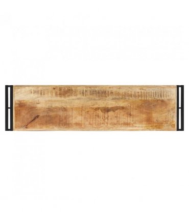 vidaXL Console Table 120x30x75 cm Rough Mango Wood