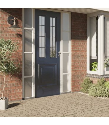 vidaXL Window Film Static Frosted Grey 60x500 cm PVC