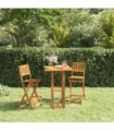 vidaXL Bistro Table 75x75x110 cm Solid Wood Acacia