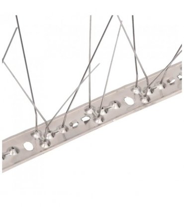 vidaXL 5-row Stainless Steel Bird & Pigeon Spikes Set of 6 3 m