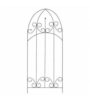 vidaXL Plant Climbing Racks 3 pcs Black 40x100 cm Iron