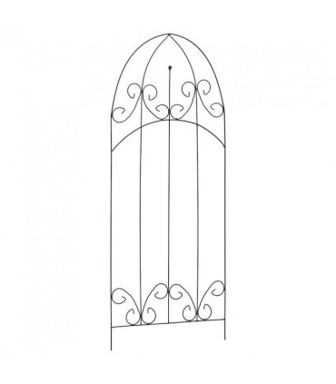 vidaXL Plant Climbing Racks 3 pcs Black 40x100 cm Iron