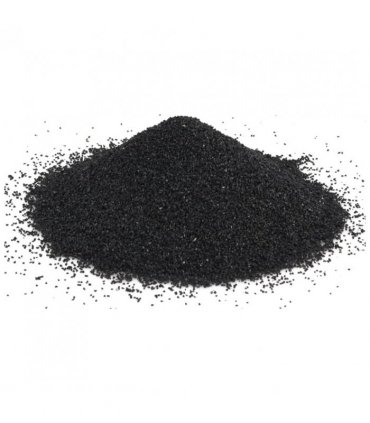 vidaXL Aquarium Sand 10 kg Black 0.2-2 mm