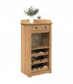 vidaXL Wine Cabinet PANAMA 57x40x111.5 cm Solid Wood Pine