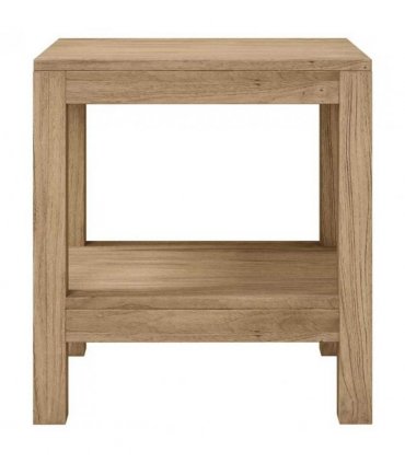 vidaXL Bathroom Side Table 45x35x45 cm Solid Wood Teak